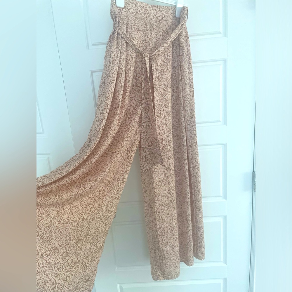 Petal + Pup Silky Wide Leg Pants Size 12